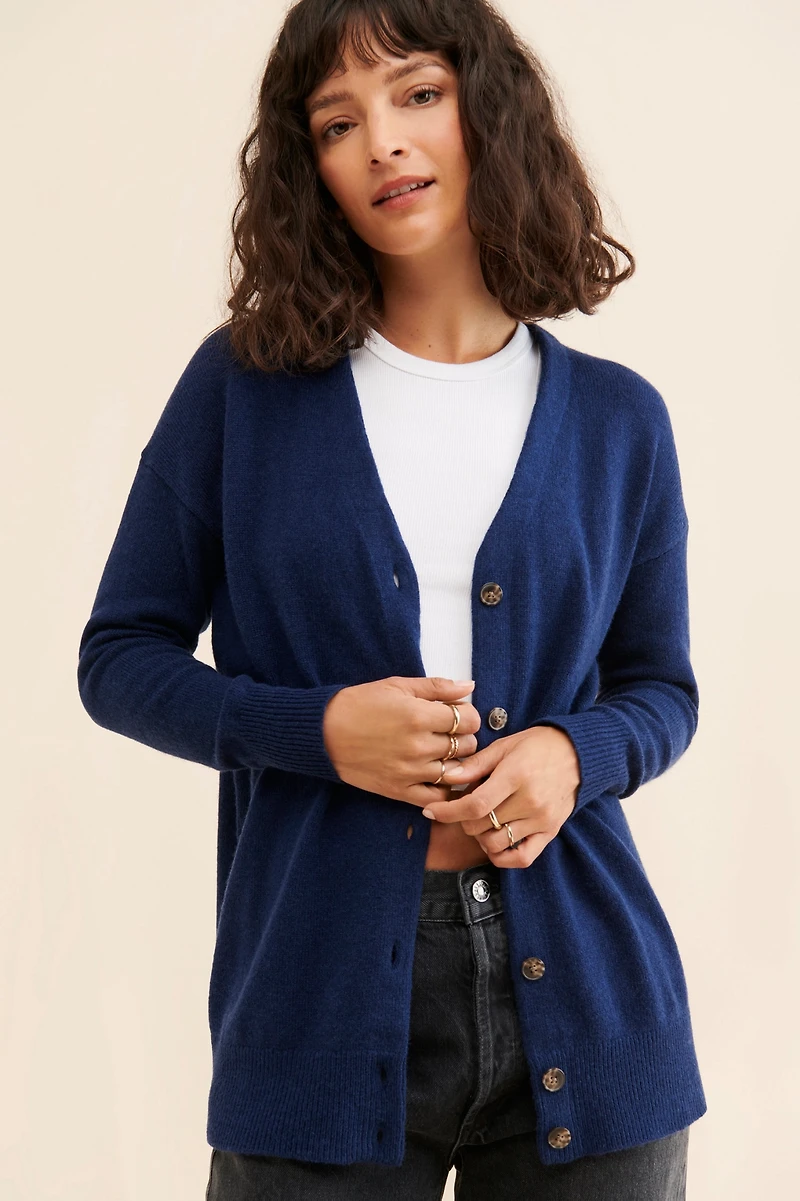 Madewell Harlow V-Neck Cardigan