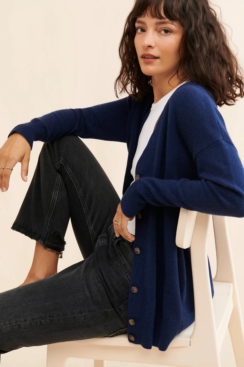 Madewell Harlow V-Neck Cardigan
