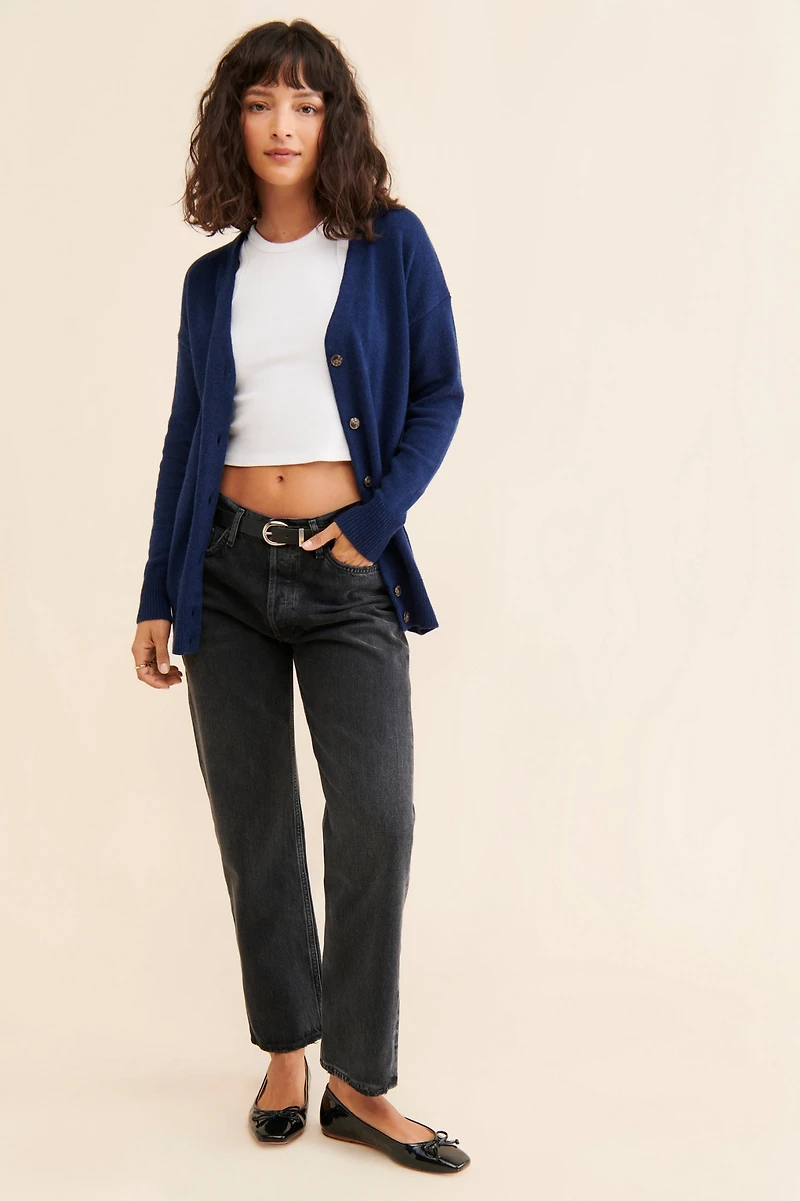 Madewell Harlow V-Neck Cardigan