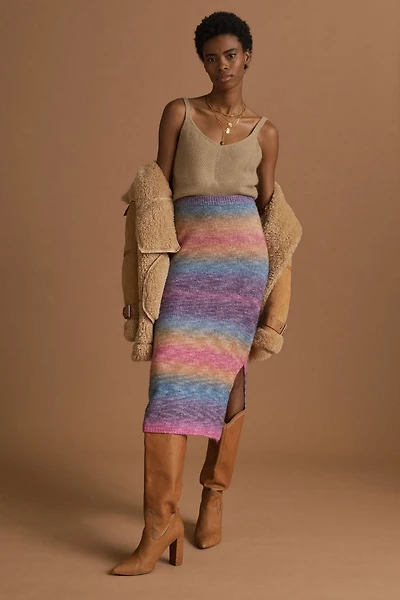 Sunset Sweater Midi Skirt