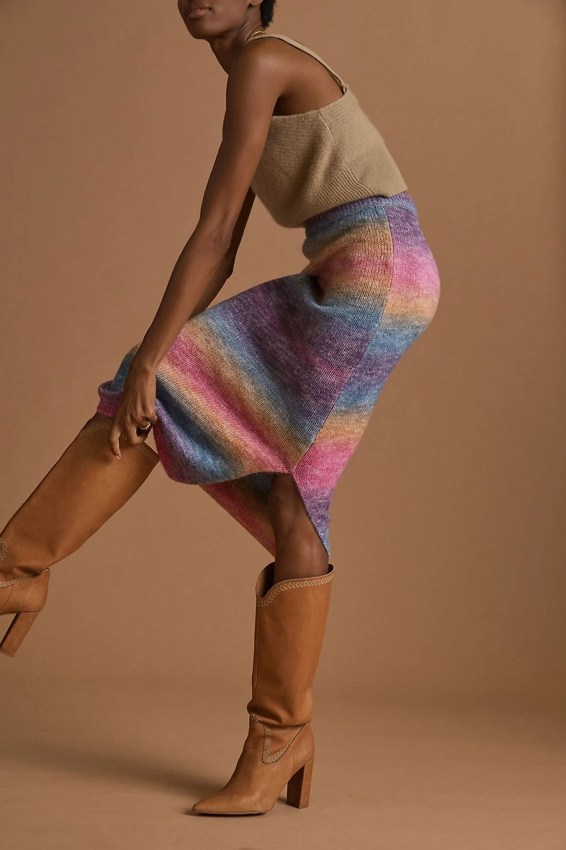 Sunset Sweater Midi Skirt