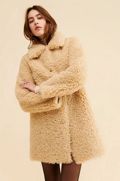 Noize Angie Sherpa Coat
