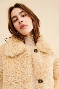 Noize Angie Sherpa Coat