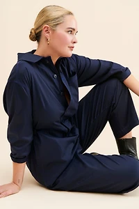 See Rose Go Riveter Wide Leg Coveralls