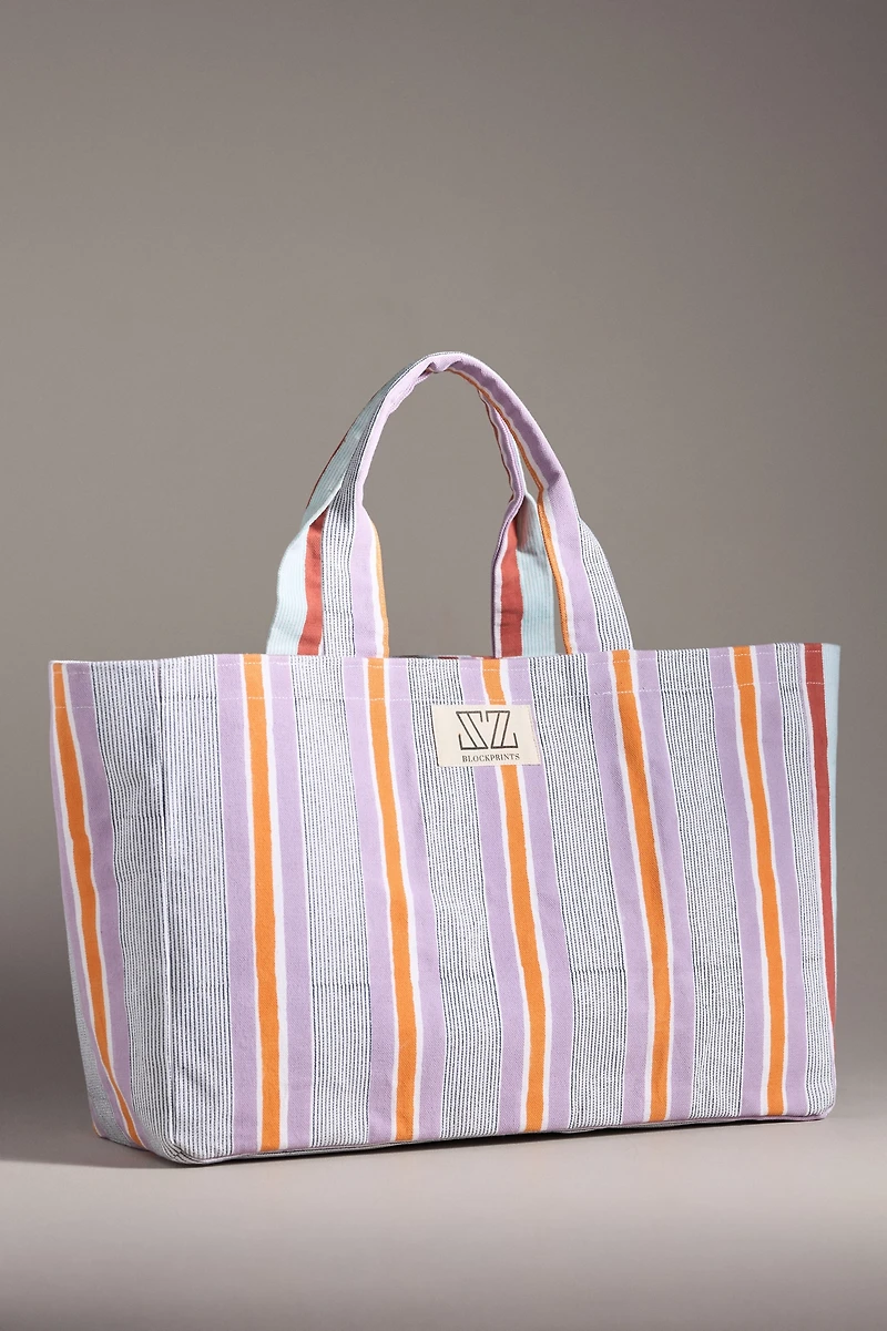 SZ Blockprints Shopper Tote
