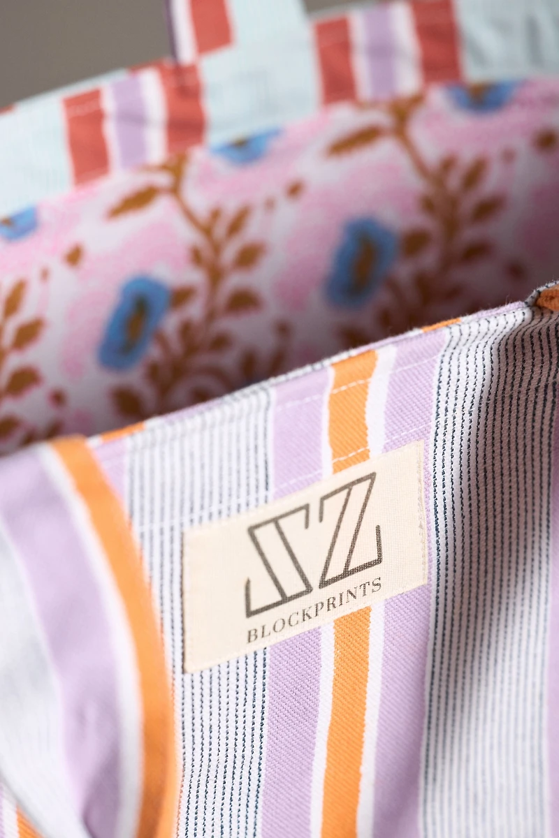 SZ Blockprints Shopper Tote