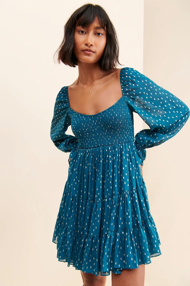 g.p.d. Polka Dot Mini Dress