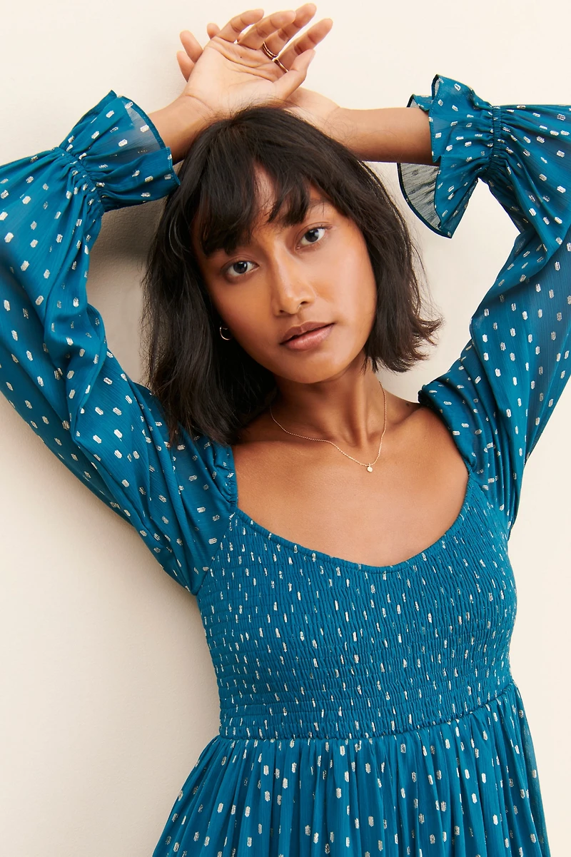g.p.d. Polka Dot Mini Dress