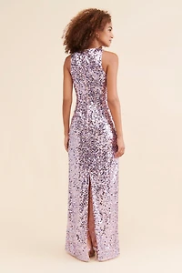 LDT Twist Front Racer Gown