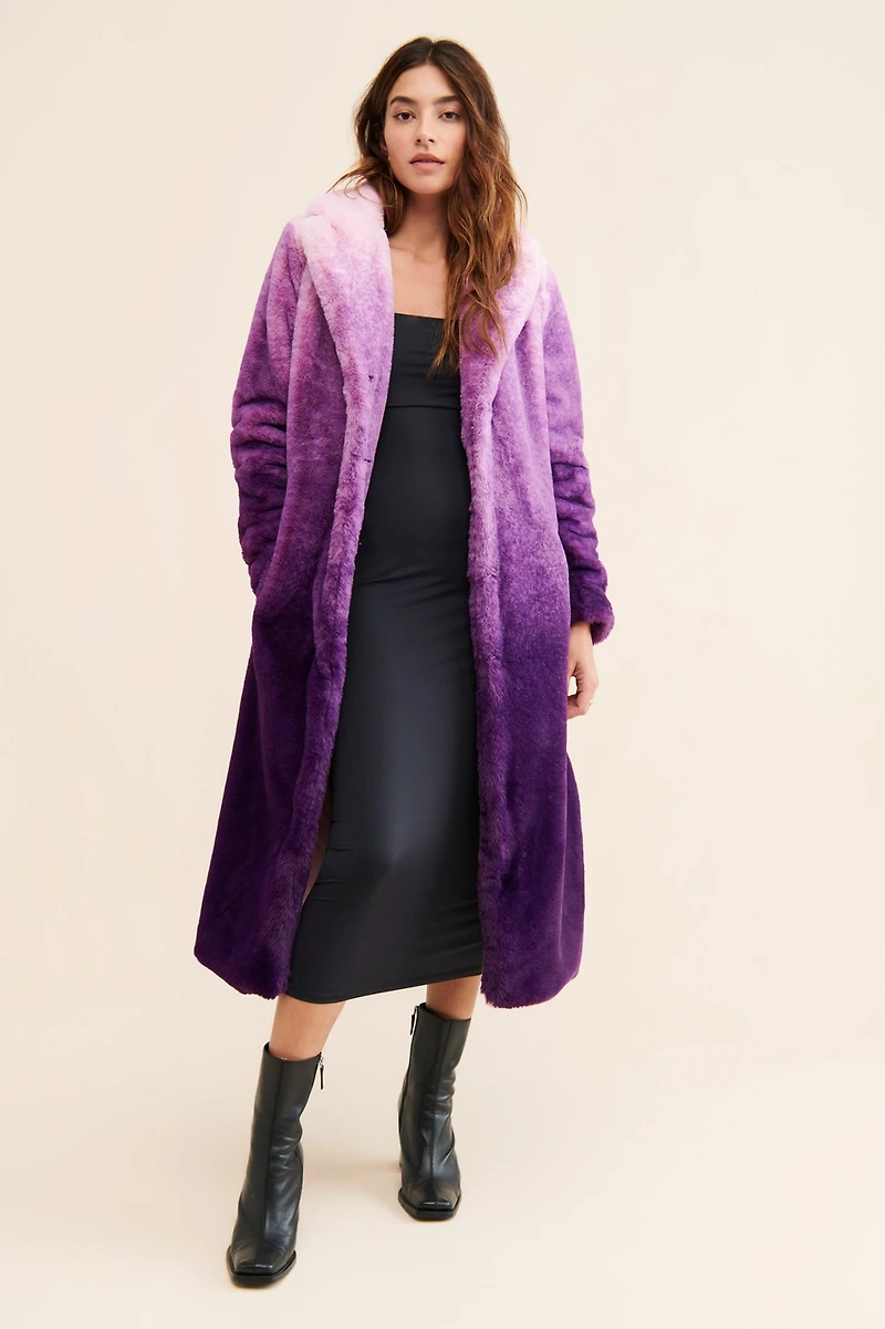 Nuuly x Unreal Fur Melting Moment Faux Coat