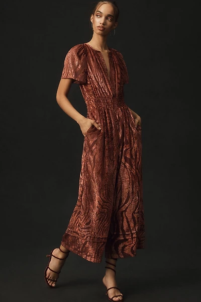 The Somerset Jumpsuit: Velvet Burnout Edition