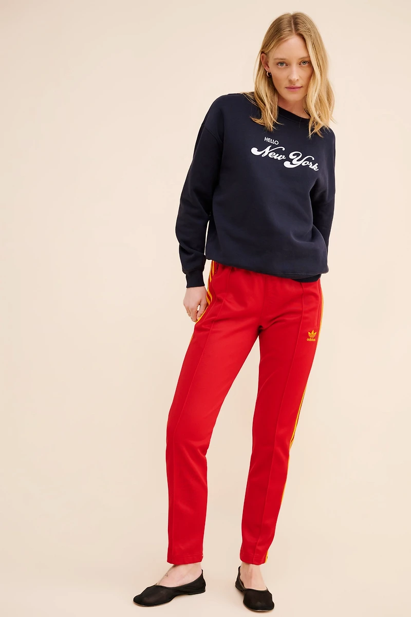 Kule The Oversized Hello New York Crewneck Sweatshirt