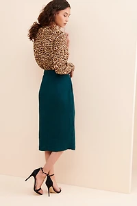 Endless Rose Textured Rib Pencil Skirt