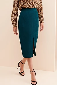 Endless Rose Textured Rib Pencil Skirt