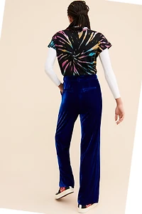 Endless Rose Veronica Velvet Wide-Leg Pant