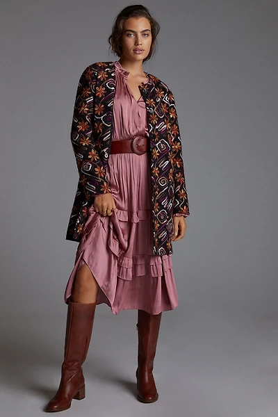 Hutch Floral Embroidered Coat