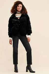Bagatelle Velvet Puffer Jacket