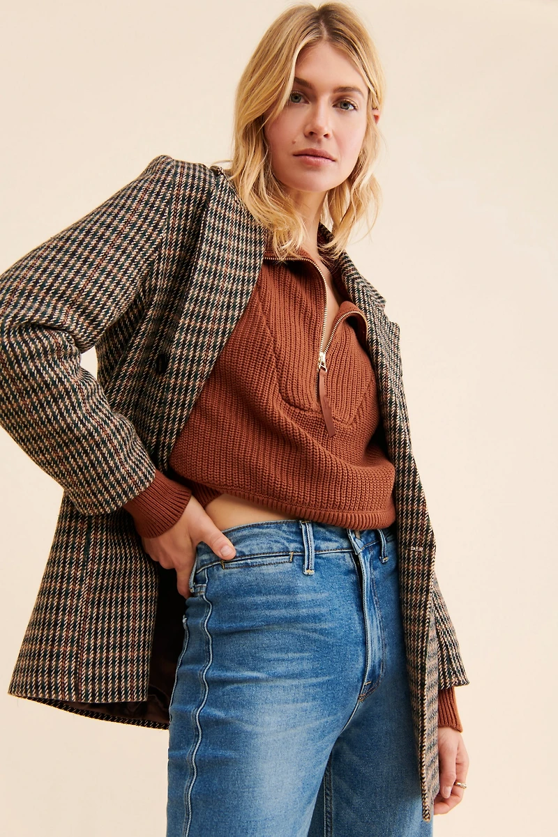 NOEND Denim Queen Wide Leg Crop Jeans