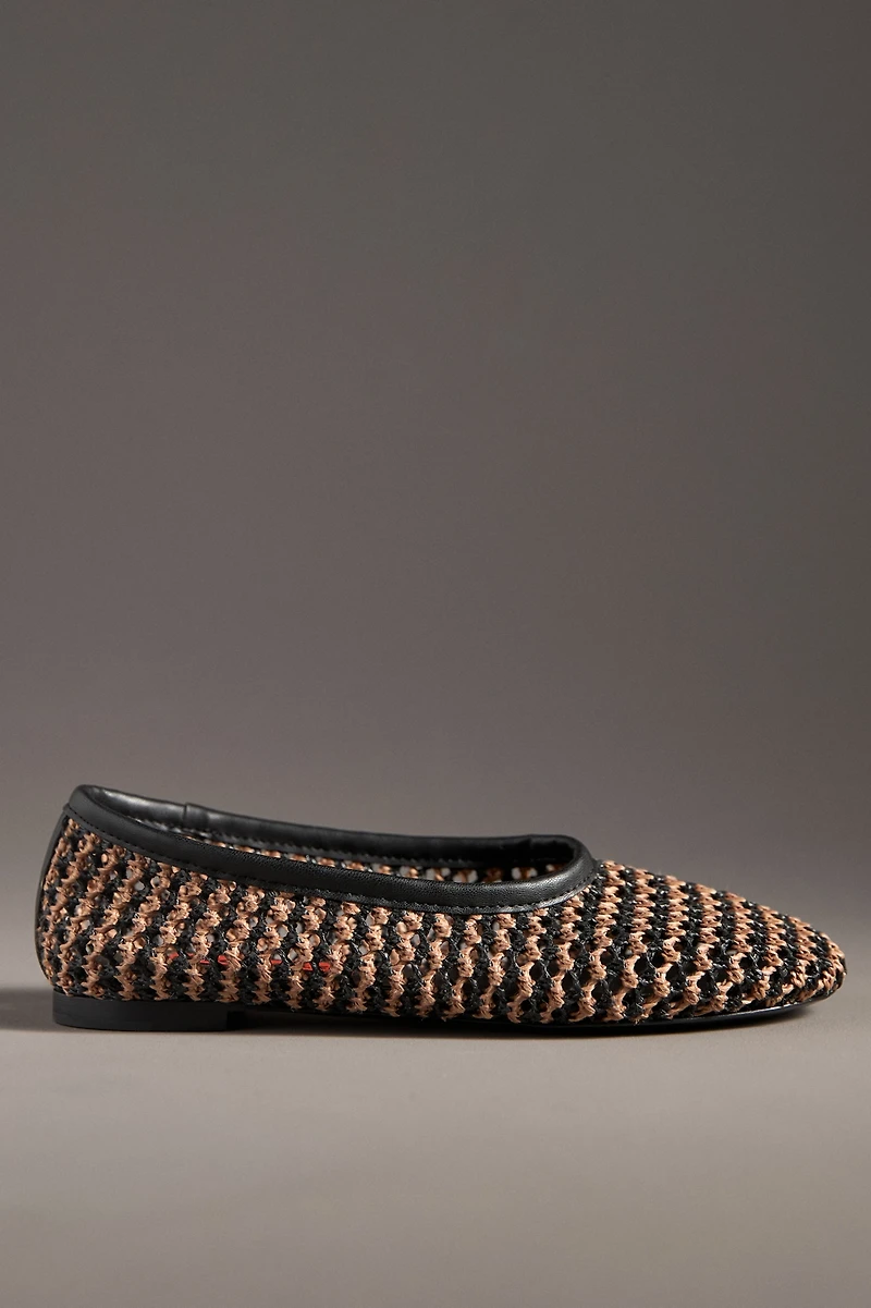 SIMONMILLER Raffia Riad Ballet Flats