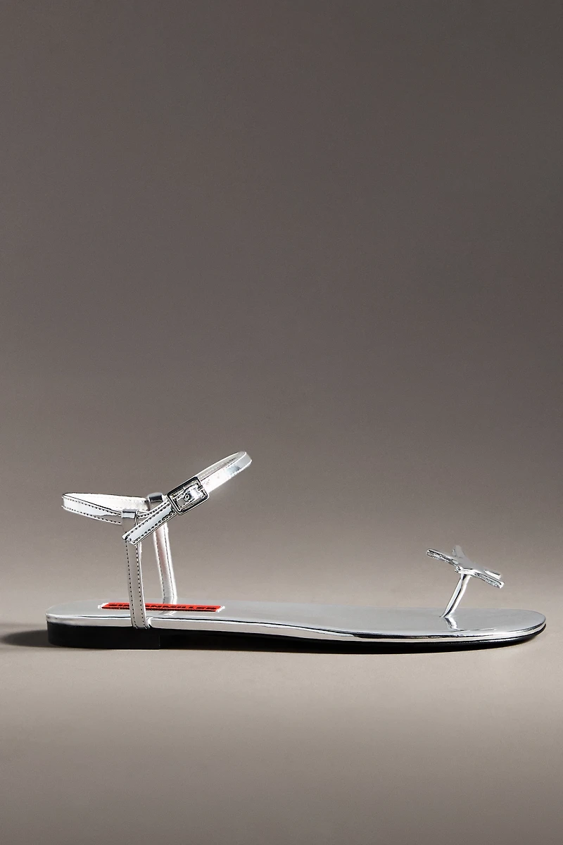 SIMONMILLER Starfish Chrome Sandals