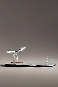 SIMONMILLER Starfish Chrome Sandals