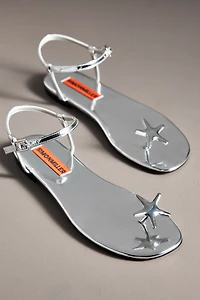 SIMONMILLER Starfish Chrome Sandals