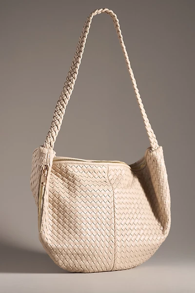 Melie Bianco Woven Crossbody Bag
