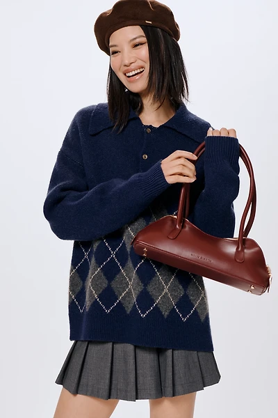 Melie Bianco Dakota East West Shoulder Bag