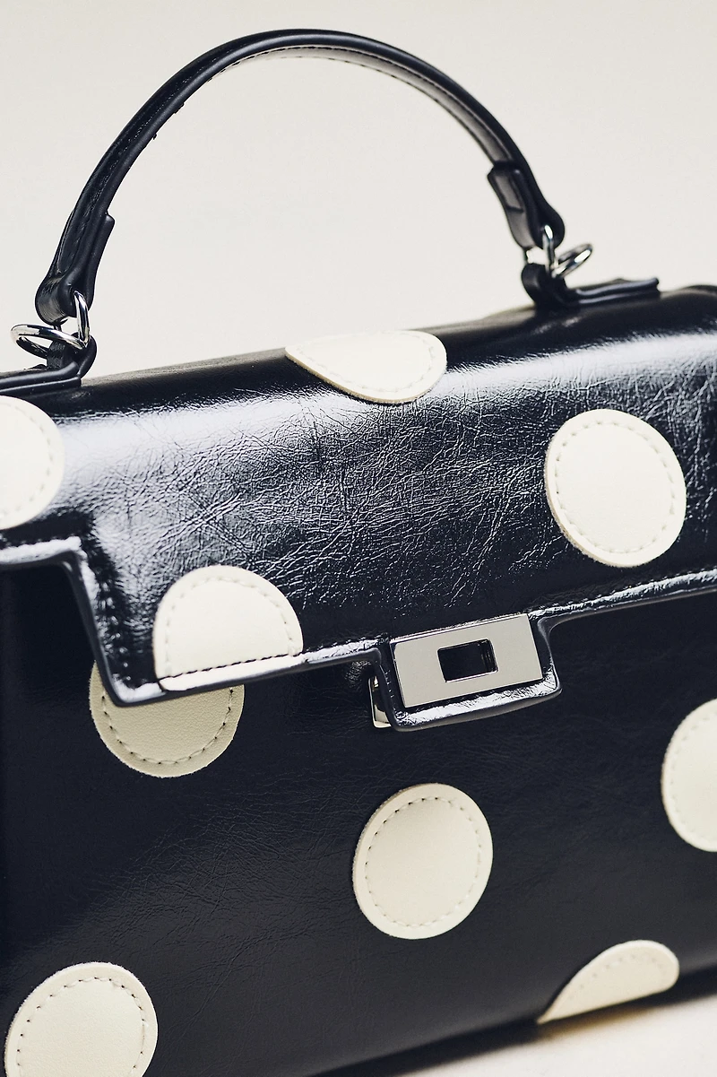 Melie Bianco Maisel Faux-Leather Top-Handle Bag