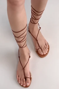 CoRNETTI Otranto Toe-Ring Wrap Sandals
