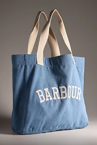 Barbour Emily Varsity Denim Tote