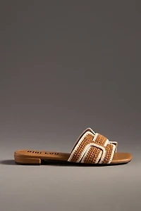 Bibi Lou Holly Crochet Slide Sandals