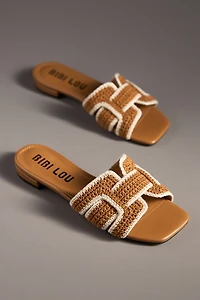 Bibi Lou Holly Crochet Slide Sandals
