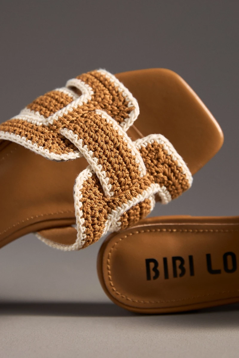 Bibi Lou Holly Crochet Slide Sandals