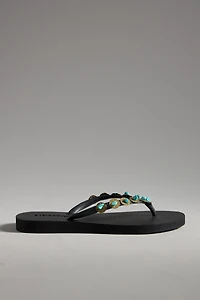 Mystique Embellished Thong Sandals