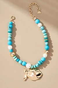 Beaded Icon Charm Necklace