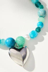 Beaded Icon Charm Necklace