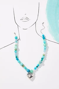 Beaded Icon Charm Necklace