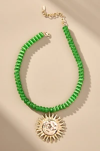 Beaded Pendant Necklace