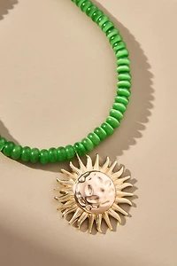 Beaded Pendant Necklace