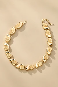 Metal Conch Collar Necklace