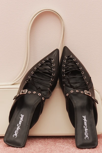 Jeffrey Campbell Jaskier Corset-Detail Flats