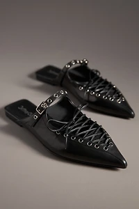 Jeffrey Campbell Jaskier Corset-Detail Flats