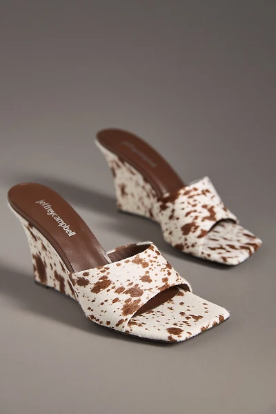 Jeffrey Campbell Capital Wedge Mule Heels