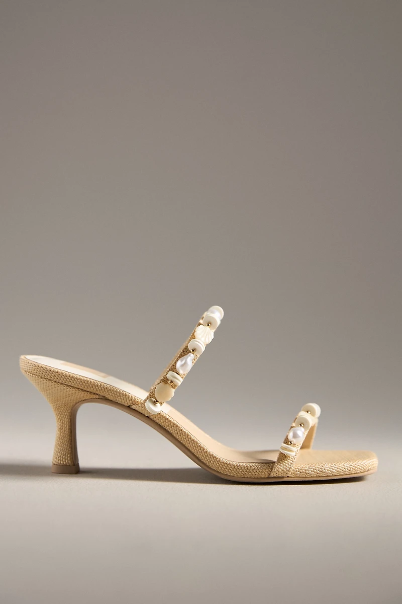 Dolce Vita Grayson Raffia Kitten Heels