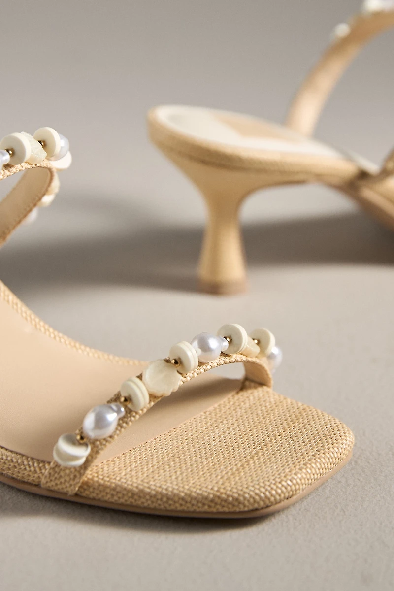 Dolce Vita Grayson Raffia Kitten Heels