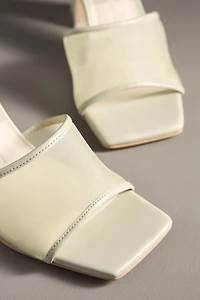 Dolce Vita Narda Mesh Square-Toe Sculpted Heel Mules
