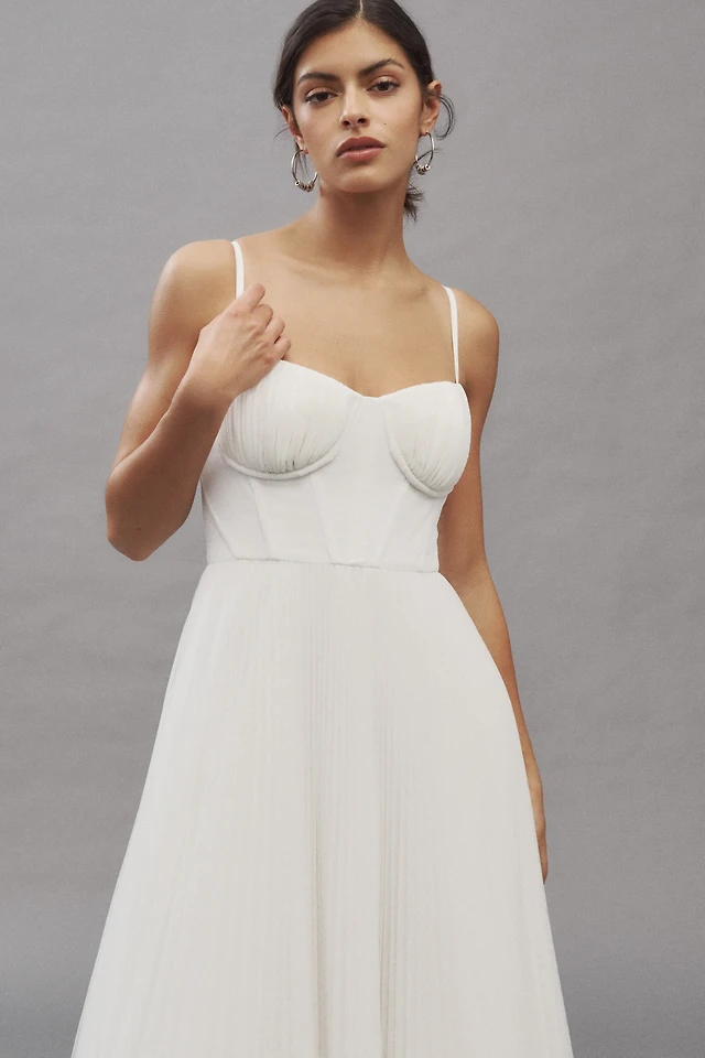 strapless open back dress HUTCH Amara Corset Dress  Second Nature Boutique