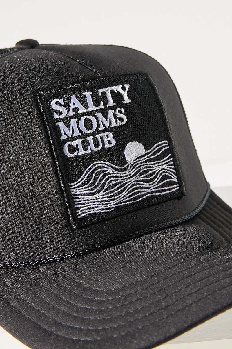 Friday Feelin Salty Moms Club Trucker Hat