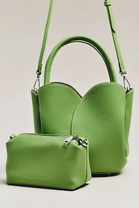 Melie Bianco Tulip Top-Handle Crossbody Tote